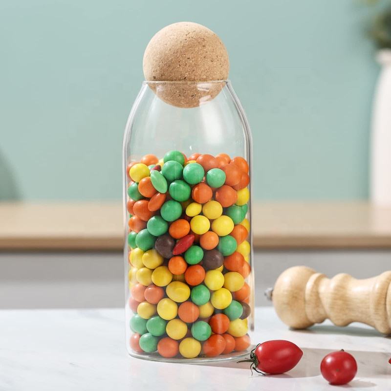 Factory Custom Sale Empty Kitchen High Borosilicate Glass Food Storage Container Set